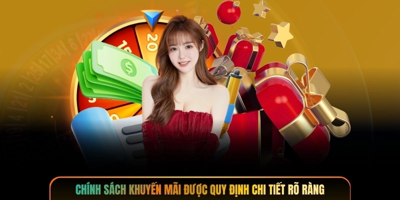 Chính sách khuyến mãi được quy định chi tiết rõ ràng